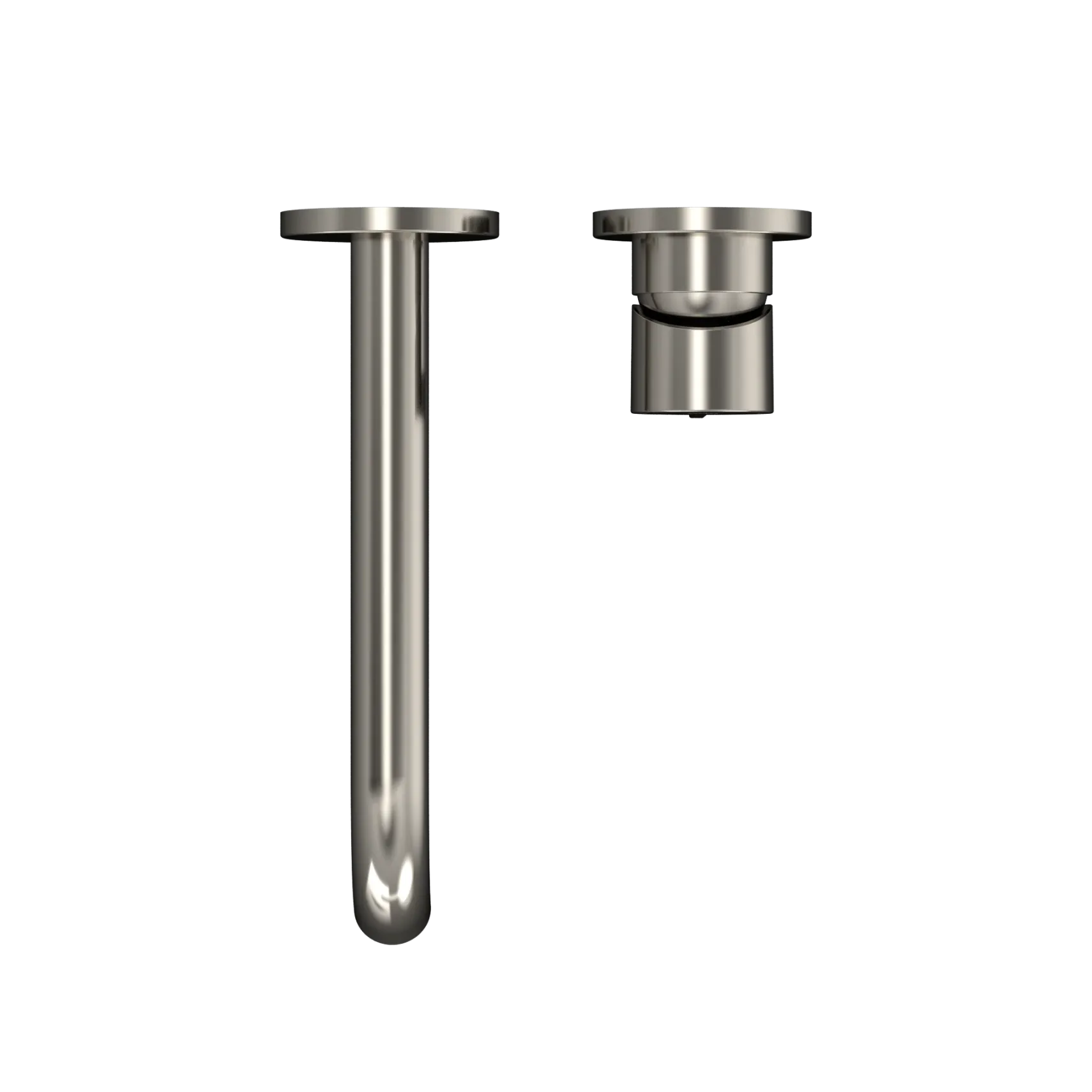 TOTO GF 1.2 GPM Wall-Mount Single-Handle Long Bathroom Faucet with COMFORT GLIDE Technology, Polished Nickel, Brass, TLG11308U#PN