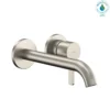 TOTO GF 1.2 GPM Wall-Mount Single-Handle Long Bathroom Faucet with COMFORT GLIDE Technology, Brushed Nickel, Brass, TLG11308U#BN