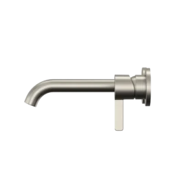 TOTO GF 1.2 GPM Wall-Mount Single-Handle Long Bathroom Faucet with COMFORT GLIDE Technology, Brushed Nickel, Brass, TLG11308U#BN
