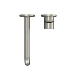 TOTO GF 1.2 GPM Wall-Mount Single-Handle Long Bathroom Faucet with COMFORT GLIDE Technology, Brushed Nickel, Brass, TLG11308U#BN