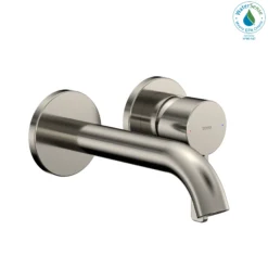 TOTO GF 1.2 GPM Wall-Mount Single-Handle Bathroom Faucet with COMFORT GLIDE Technology, Polished Nickel, Brass, TLG11307U#PN