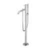 TOTO GF Freestanding Bathroom Tub Filler with COMFORT GLIDE and COMFORT WAVE, Polished Chromel, Brass, TBG11306U#CP