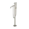 TOTO GF Freestanding Bathroom Tub Filler with COMFORT GLIDE and COMFORT WAVE, Brushed Nickel, Brass, TBG11306U#BN