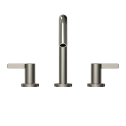 TOTO GF Series 1.2 GPM Two Lever Handle Widespread Bathroom Sink Faucet, Polished Nickel, Brass, TLG11201UA#PN