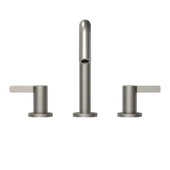 TOTO GF Series 1.2 GPM Two Lever Handle Widespread Bathroom Sink Faucet, Brushed Nickel, Brass, TLG11201UA#BN