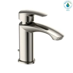 TOTO GM 1.2 GPM Single Handle Bathroom Sink Faucet with COMFORT GLIDE Technology, Polished Nickel, Brass, TLG09301U#PN