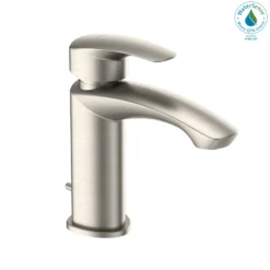 TOTO GM 1.2 GPM Single Handle Bathroom Sink Faucet with COMFORT GLIDE Technology, Brushed Nickel, Brass, TLG09301U#BN