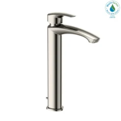 TOTO GM 1.2 GPM Single Handle Vessel Bathroom Sink Faucet with COMFORT GLIDE Technology, Polished Nickel, Brass, TLG09305U#PN