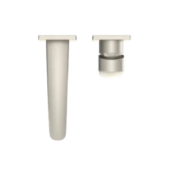 TOTO GM 1.2 GPM Wall-Mount Single-Handle Bathroom Faucet with COMFORT GLIDE Technology, Brushed Nickel, Brass, TLG09307U#BN