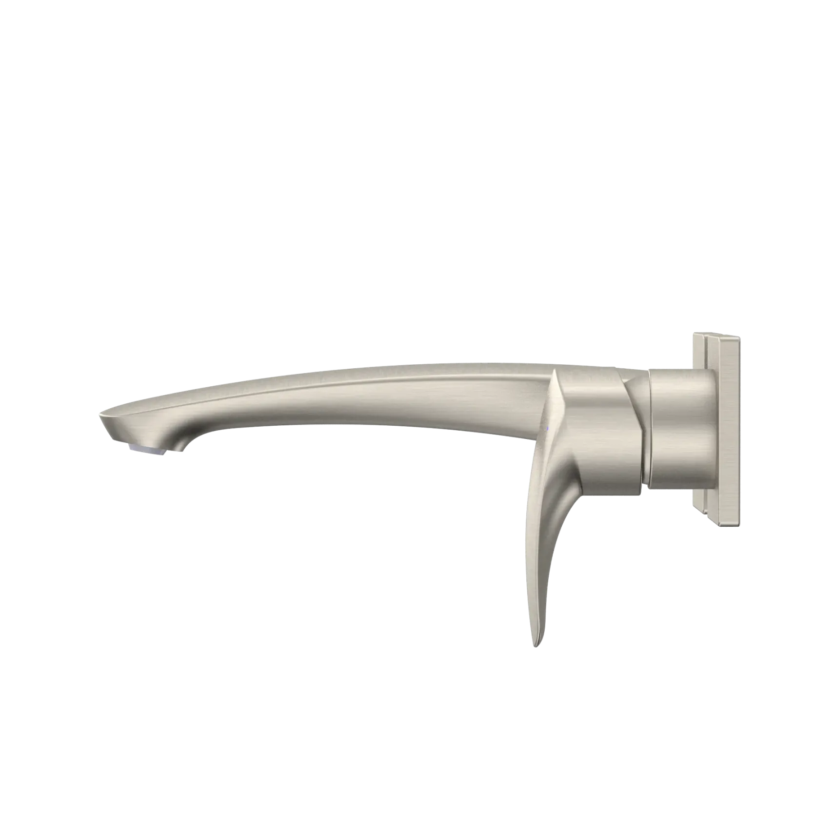 TOTO GM 1.2 GPM Wall-Mount Single-Handle Long Bathroom Faucet with COMFORT GLIDE Technology, Brushed Nickel, Brass, TLG09308U#BN