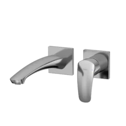 TOTO GM 1.2 GPM Wall-Mount Single-Handle Long Bathroom Faucet with COMFORT GLIDE Technology, Polished Chrome, Brass, TLG09308U#CP