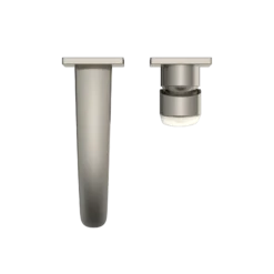 TOTO GM 1.2 GPM Wall-Mount Single-Handle Bathroom Faucet with COMFORT GLIDE Technology, Polished Nickel, Brass, TLG09307U#PN