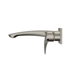 TOTO GM 1.2 GPM Wall-Mount Single-Handle Long Bathroom Faucet with COMFORT GLIDE Technology, Polished Nickel, Brass, TLG09308U#PN