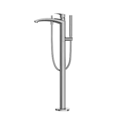 TOTO GM Single-Handle Free Standing Tub Filler with Handshower, Polished Chrome, Brass, TBG09306U#CP