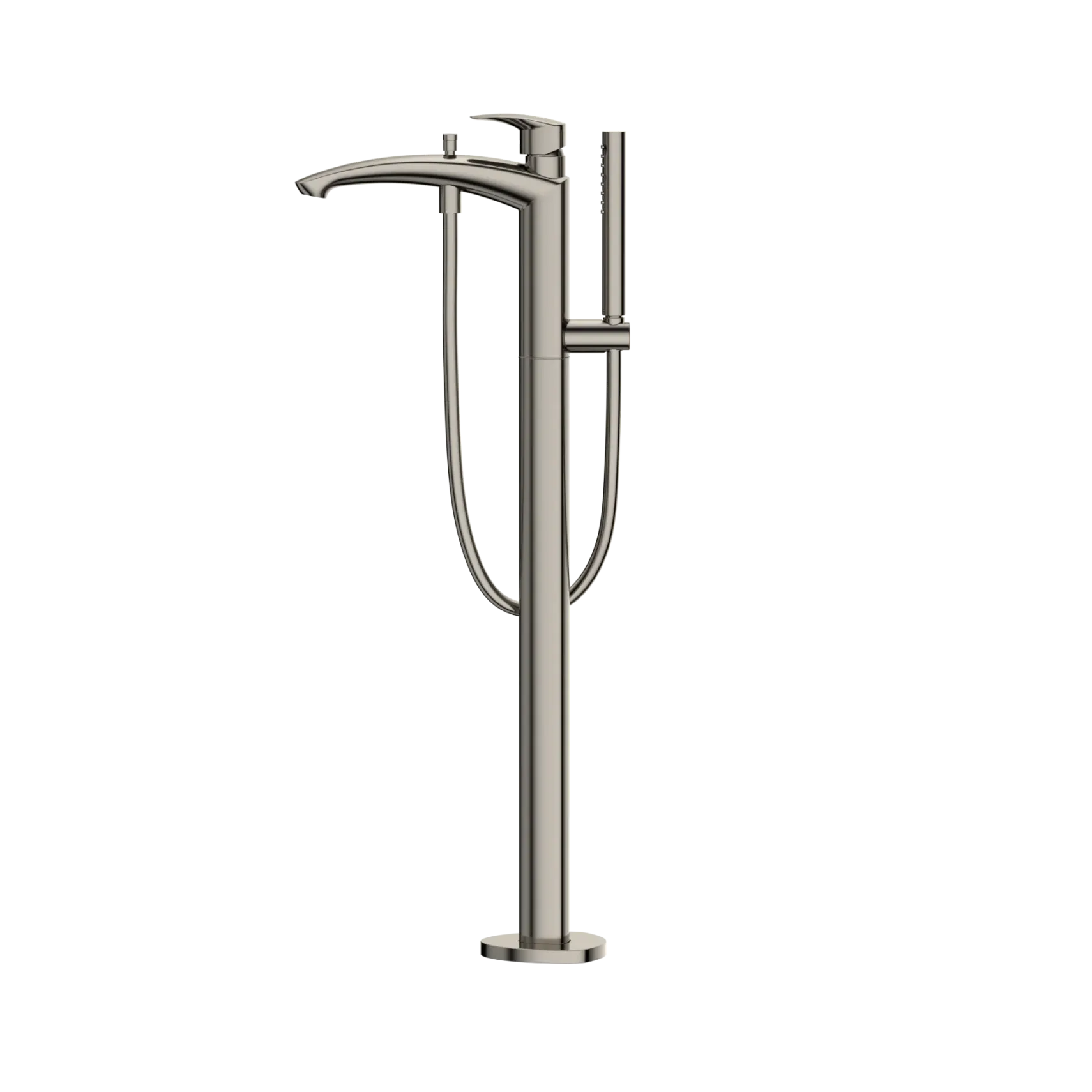 TOTO GM Single-Handle Free Standing Tub Filler with Handshower, Polished Nickel, Brass, TBG09306U#PN