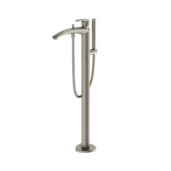 TOTO GM Single-Handle Free Standing Tub Filler with Handshower, Brushed Nickel, Brass, TBG09306U#BN