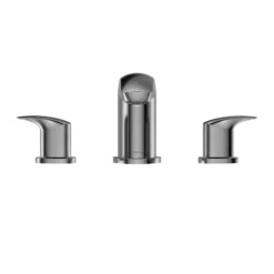 TOTO GM Two-Handle Deck-Mount Roman Tub Filler Trim, Polished Chrome, Brass, TBG09201U#CP