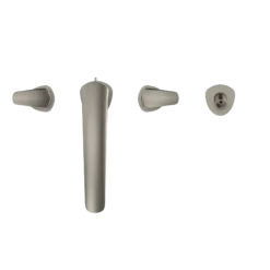 TOTO GM Two-Handle Deck-Mount Roman Tub Filler Trim with Handshower, Brushed Nickel, Brass, TBG09202U#BN
