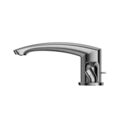 TOTO GM Two-Handle Deck-Mount Roman Tub Filler Trim with Handshower, Polished Chrome, Brass, TBG09202U#CP