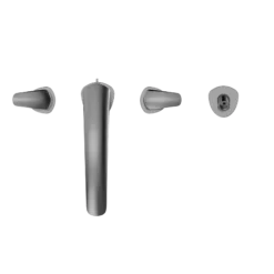 TOTO GM Two-Handle Deck-Mount Roman Tub Filler Trim with Handshower, Polished Chrome, Brass, TBG09202U#CP