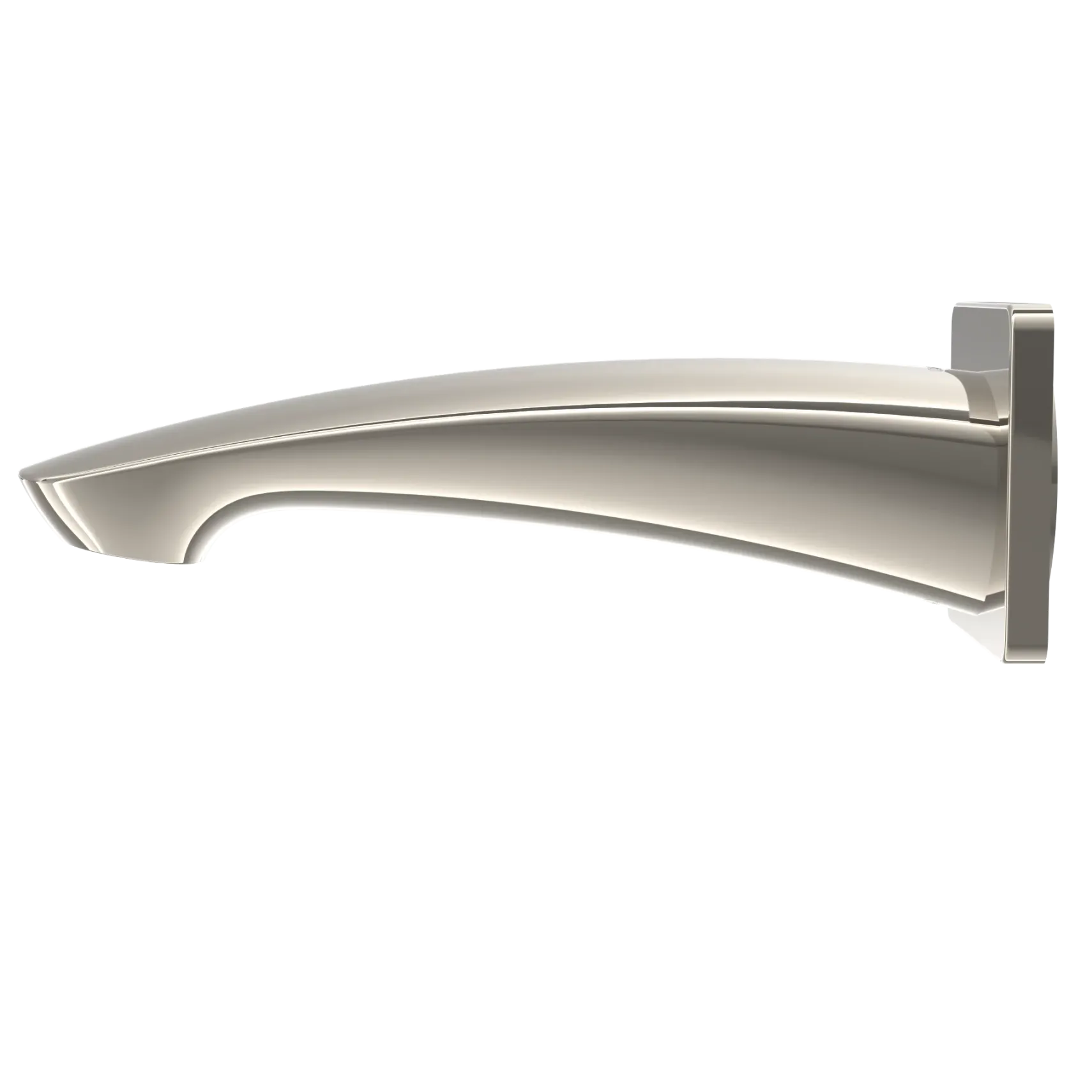TOTO GM Wall Tub Spout, Polished Nickel, Brass, TBG09001U#PN
