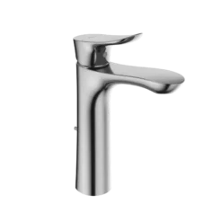 TOTO GO 1.2 GPM Single Handle Semi-Vessel Bathroom Sink Faucet with COMFORT GLIDE Technology, Polished Chrome, Brass, TLG01304U#CP