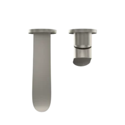 TOTO GO 1.2 GPM Wall-Mount Single-Handle Bathroom Faucet with COMFORT GLIDE Technology, Brushed Nickel, Brass, TLG01310UA#BN