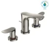 TOTO GO Series 1.2 GPM Two Handle Widespread Bathroom Sink Faucet with Drain Assembly, Polished Nickel, Brass, TLG01201U#PN