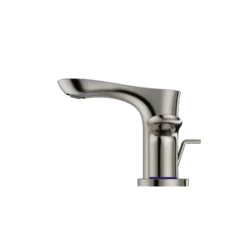 TOTO GO Series 1.2 GPM Two Handle Widespread Bathroom Sink Faucet with Drain Assembly, Polished Nickel, Brass, TLG01201U#PN