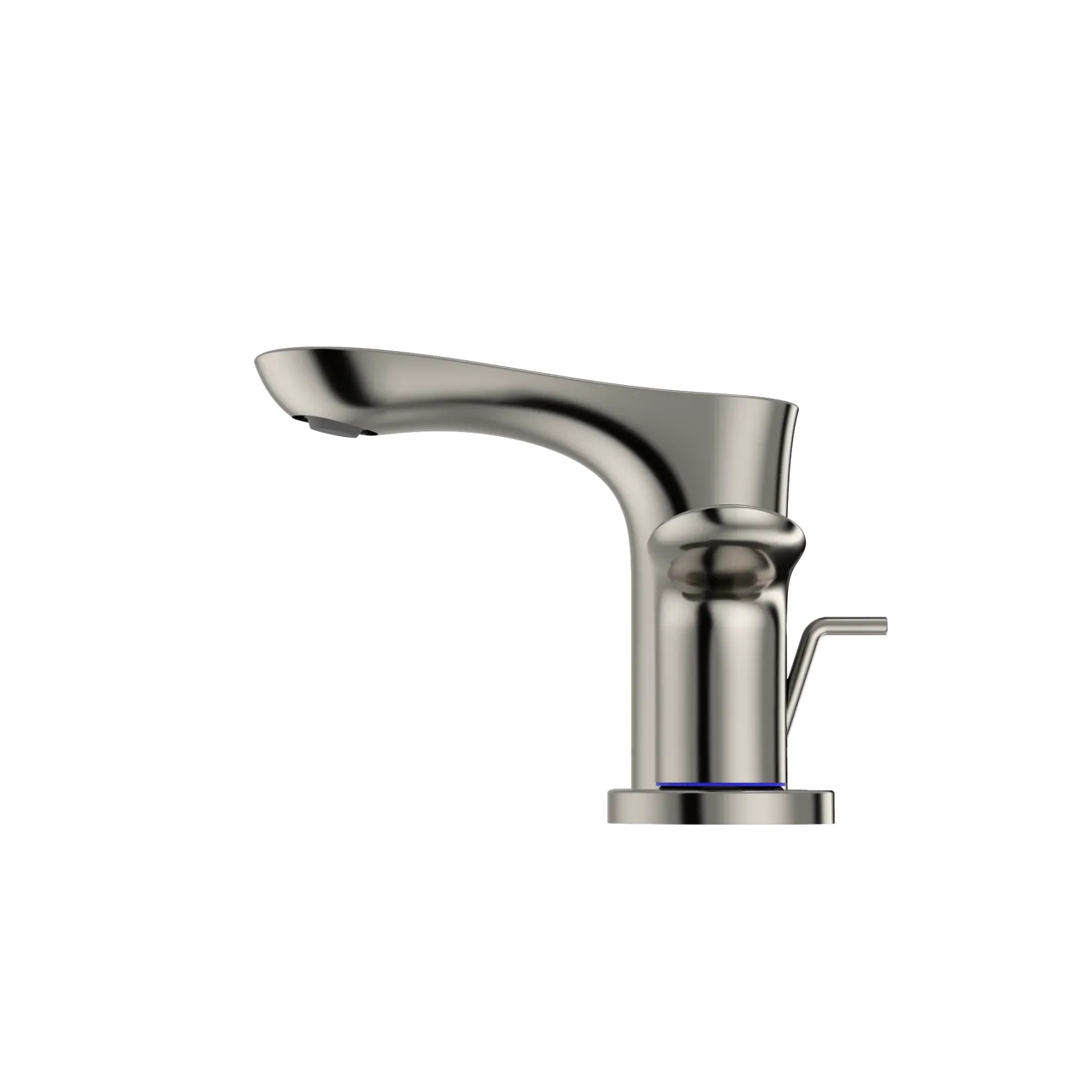 TOTO GO Series 1.2 GPM Two Handle Widespread Bathroom Sink Faucet with Drain Assembly, Polished Nickel, Brass, TLG01201U#PN