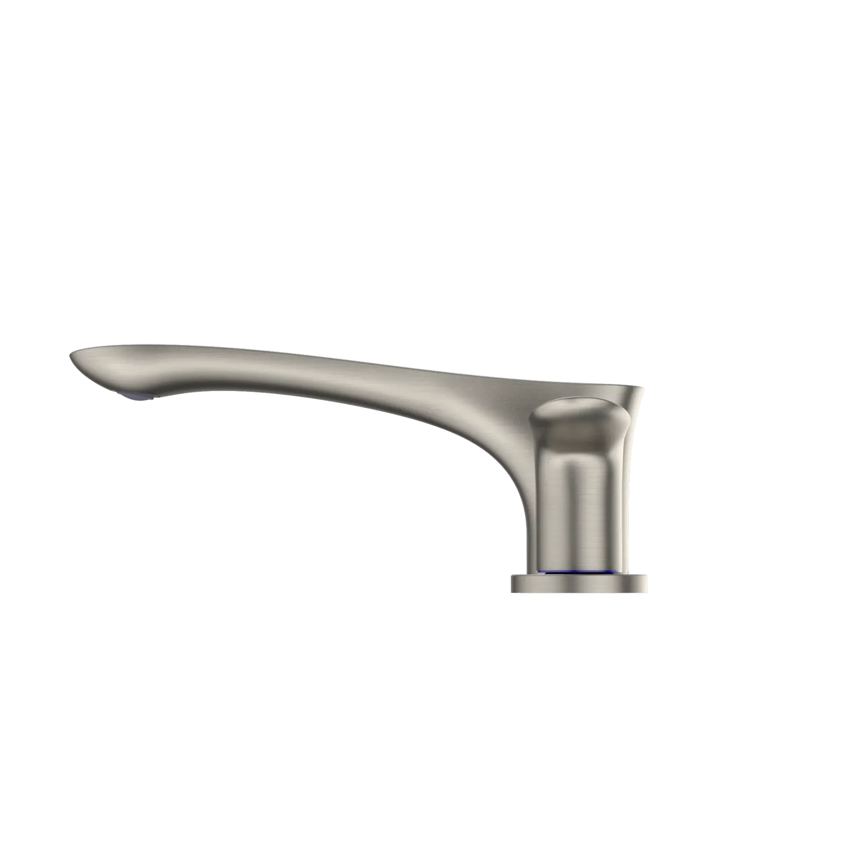 TOTO GO Two-Handle Deck-Mount Roman Tub Filler Trim, Brushed Nickel, Brass, TBG01201U#BN