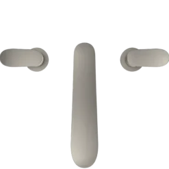 TOTO GO Two-Handle Deck-Mount Roman Tub Filler Trim, Brushed Nickel, Brass, TBG01201U#BN