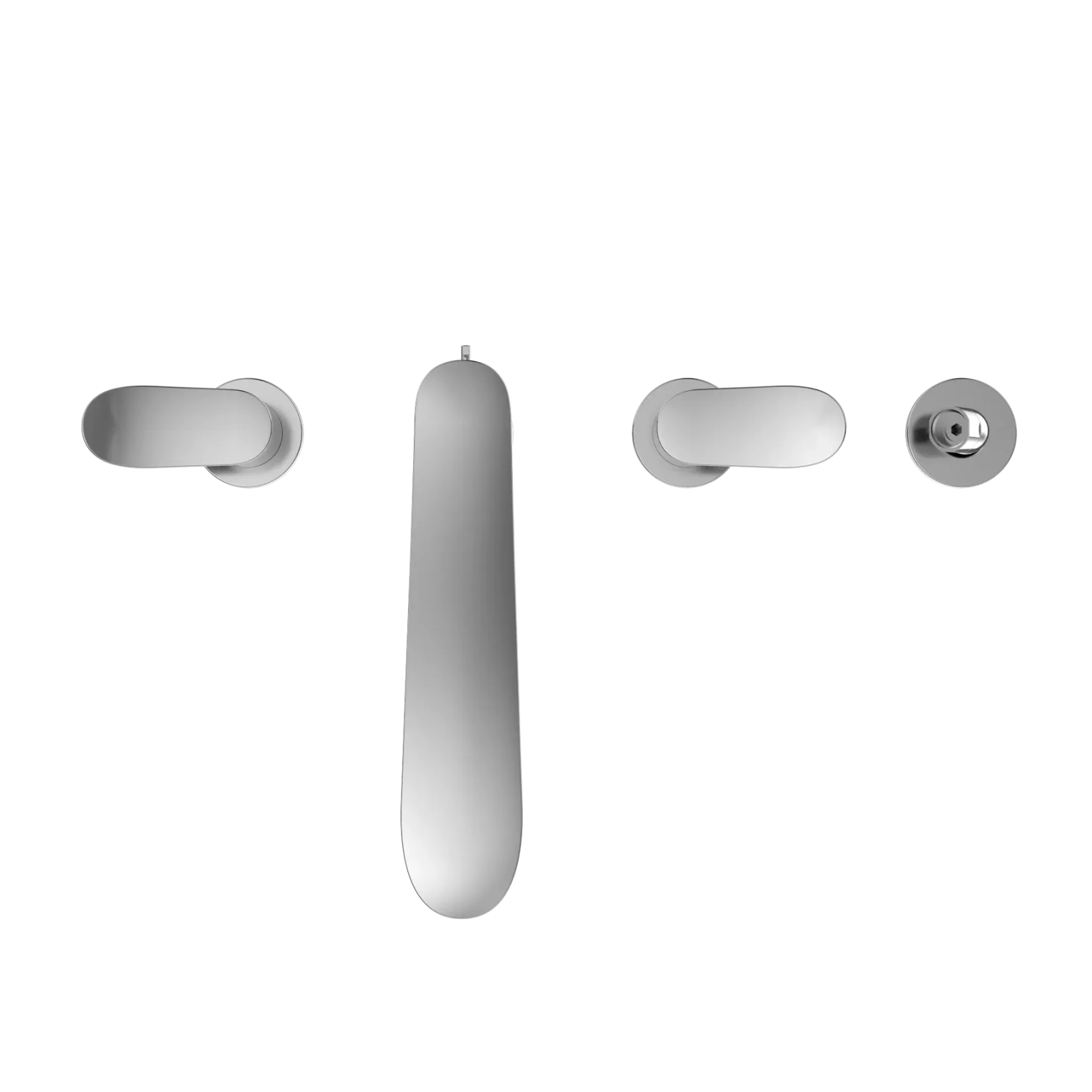 TOTO GO Two-Handle Deck-Mount Roman Tub Filler Trim with Handshower, Polished Chrome, Brass, TBG01202U#CP