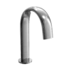 TOTO Gooseneck AC Powered 0.5 GPM Touchless Bathroom Faucet with Mixing Valve, 10 Second On-Demand Flow, Polished Chrome, Brass, T24S51AM#CP