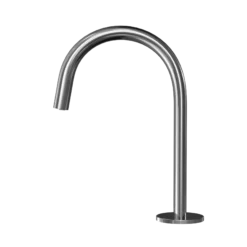 TOTO Gooseneck AC Powered 0.35 GPM Touchless Bathroom Faucet, 20 Second On-Demand Flow, Polished Chrome, Brass, T24S32A#CP