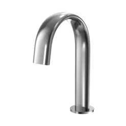 TOTO Gooseneck ECOPOWER 0.5 GPM Touchless Bathroom Faucet with Thermostatic Mixing Valve, 20 Second Continuous Flow, Polished Chrome, Brass, T24S53ET#CP