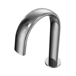TOTO Gooseneck ECOPOWER or AC 0.5 GPM Touchless Bathroom Faucet Spout, 20 Second Continuous Flow, Polished Chrome, Brass, TLE24006U3#CP