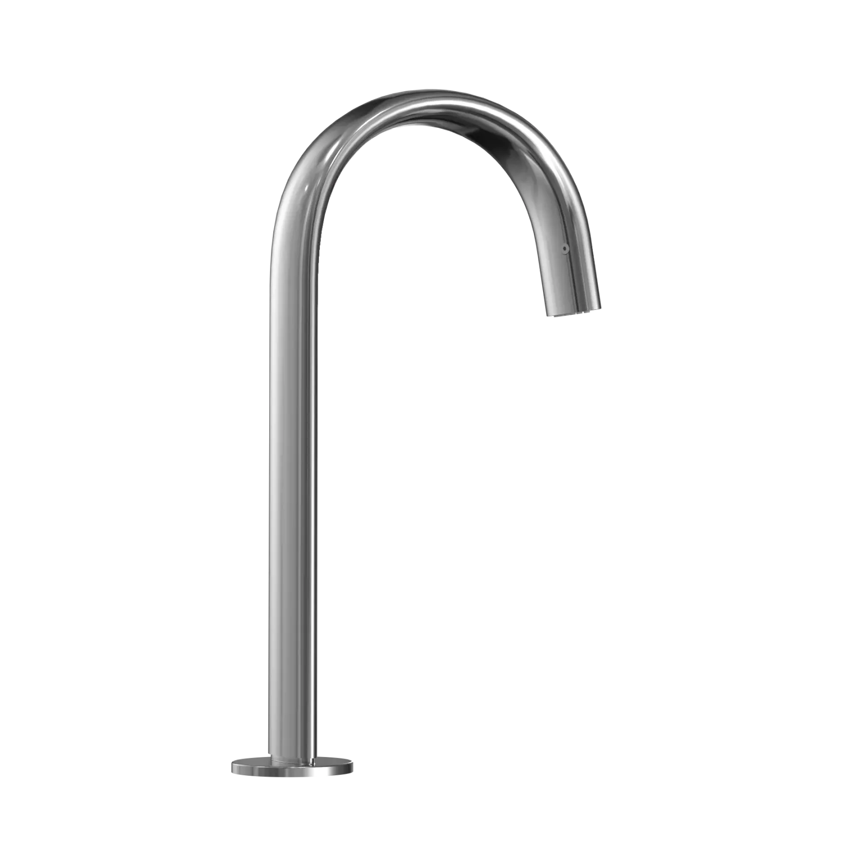 TOTO Gooseneck Vessel AC Powered 0.5 GPM Touchless Bathroom Faucet, 10 Second On-Demand Flow, Polished Chrome, Brass, T24T51A#CP