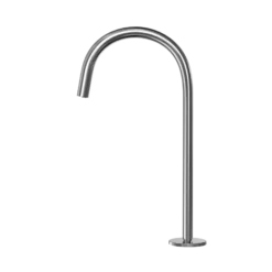 TOTO Gooseneck Vessel AC Powered 0.35 GPM Touchless Bathroom Faucet with Mixing Valve, 20 Second On-Demand Flow, Polished Chrome, Brass, T24T32AM#CP