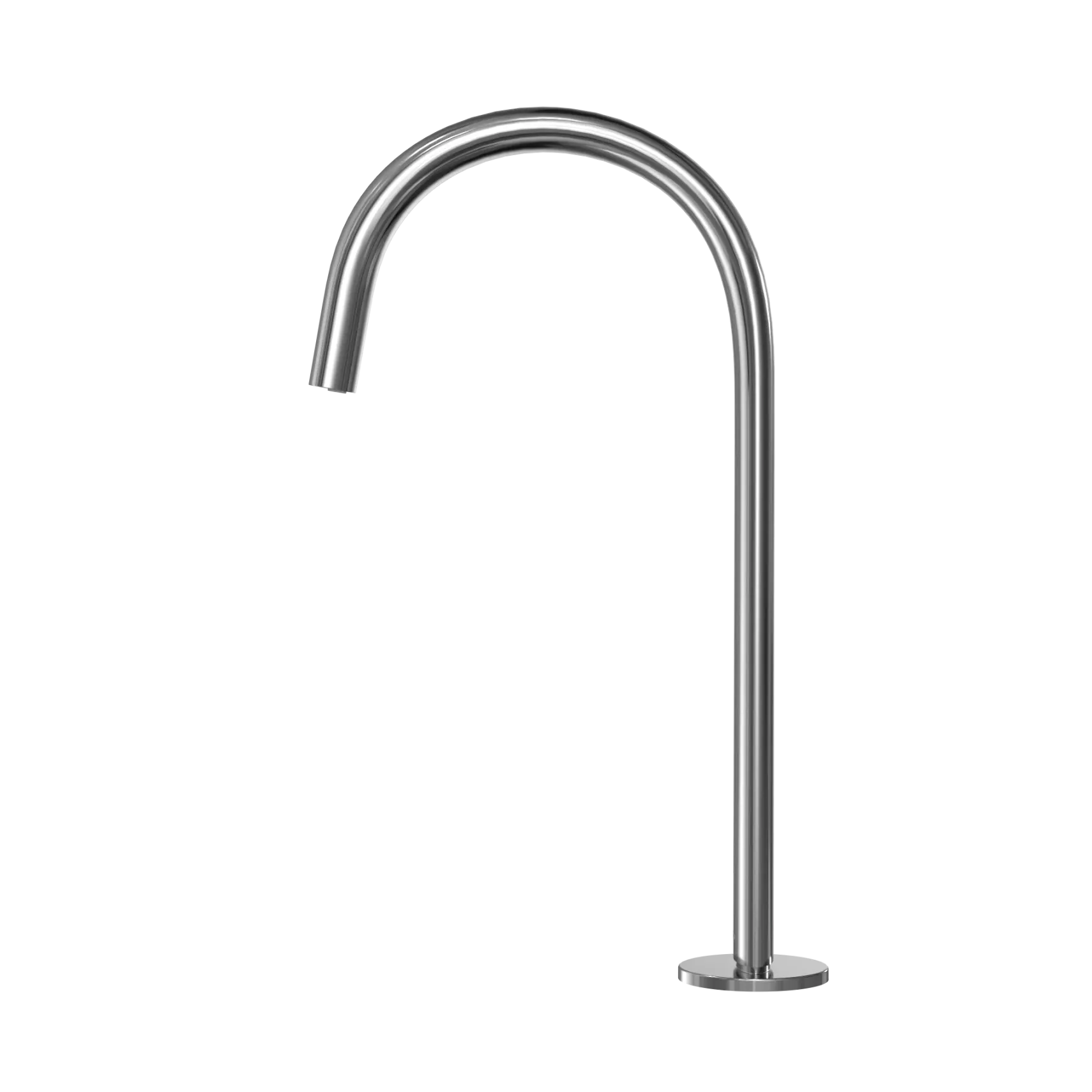 TOTO Gooseneck Vessel AC Powered 0.5 GPM Touchless Bathroom Faucet with Mixing Valve, 10 Second On-Demand Flow, Polished Chrome, Brass, T24T51AM#CP