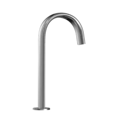 TOTO Gooseneck Vessel ECOPOWER 0.5 GPM Touchless Bathroom Faucet with Mixing Valve, 10 Second On-Demand Flow, Polished Chrome, Brass, T24T51EM#CP