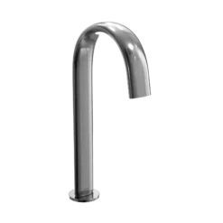TOTO Gooseneck Vessel ECOPOWER or AC 0.35 GPM Touchless Bathroom Faucet Spout, 20 Second On-Demand Flow, Polished Chrome, Brass, TLE24003U2#CP