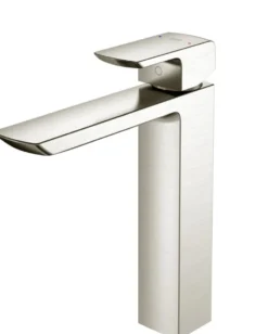 TOTO GR 1.2 GPM Single Handle Vessel Bathroom Sink Faucet with COMFORT GLIDE Technology, Brushed Nickel, Brass, TLG02307U#BN
