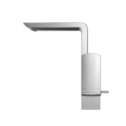 TOTO GR Series 1.2 GPM Single Side Handle Bathroom Sink Faucet with COMFORT GLIDE Technology and Drain Assembly, Polished Chrome, Brass, TLG02309U#CP