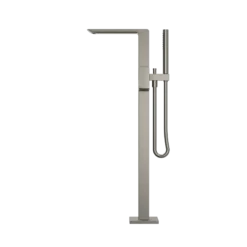 TOTO GR Single-Handle Freestanding Tub Filler Faucet with Handshower, Brushed Nickel, Brass, TBG02306U#BN