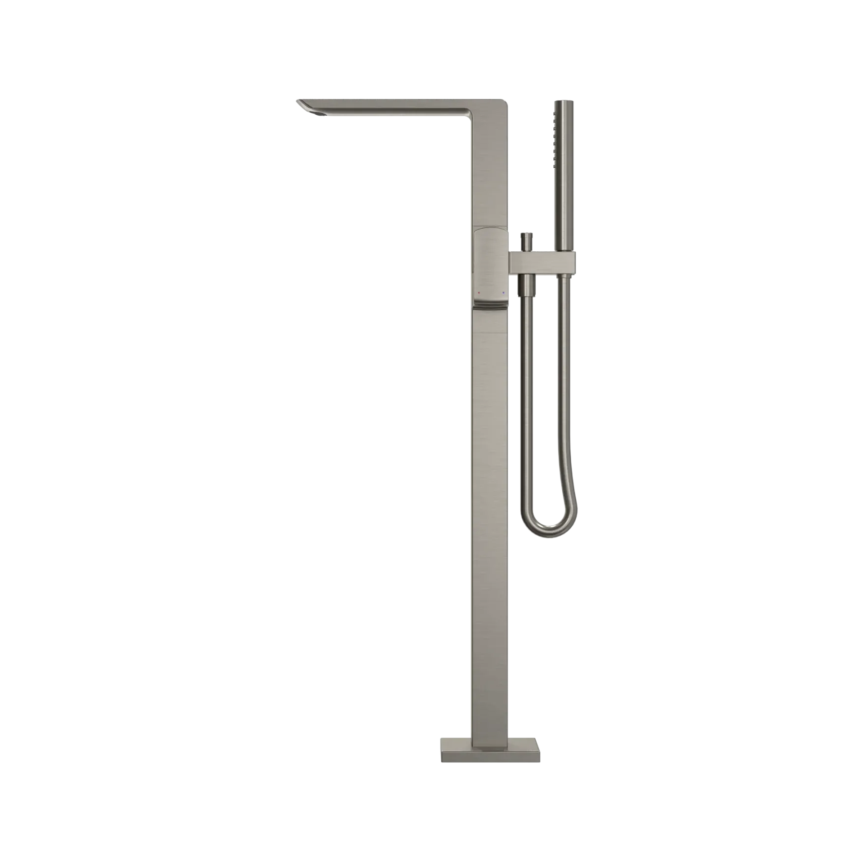 TOTO GR Single-Handle Freestanding Tub Filler Faucet with Handshower, Brushed Nickel, Brass, TBG02306U#BN