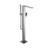 TOTO GR Single-Handle Freestanding Tub Filler Faucet with Handshower, Polished Chrome, Brass, TBG02306U#CP