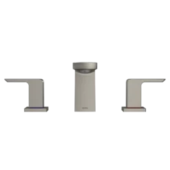 TOTO GR Two-Handle Deck-Mount Roman Tub Filler Trim, Brushed Nickel, Brass, TBG02201U#BN