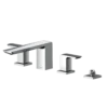 TOTO GR Two-Handle Deck-Mount Roman Tub Filler Trim with Handshower, Polished Chrome, Brass, TBG02202U#CP