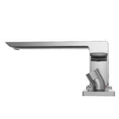 TOTO GR Two-Handle Deck-Mount Roman Tub Filler Trim with Handshower, Polished Chrome, Brass, TBG02202U#CP